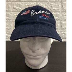 Braman Miami 2002 Mens Dad Hat Adjustable‎ Strap Blue Nissun Cap